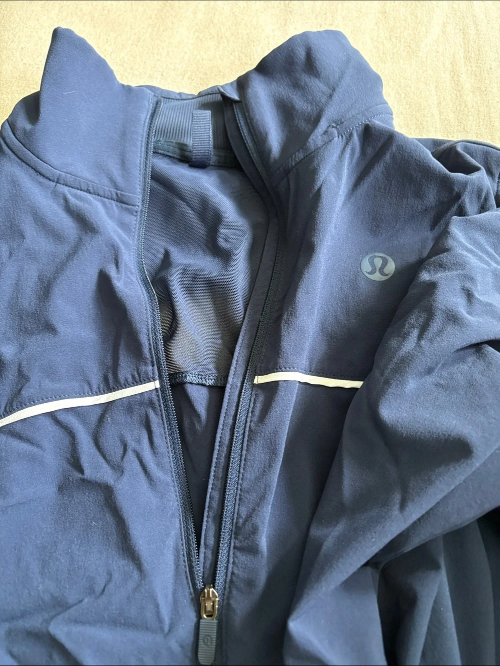 lululemon athletica women’s Navy Zip Performance Jacket